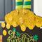 Glitzhome® 24" Wooden St. Patrick's Leprechaun Pot of Gold Porch Décor